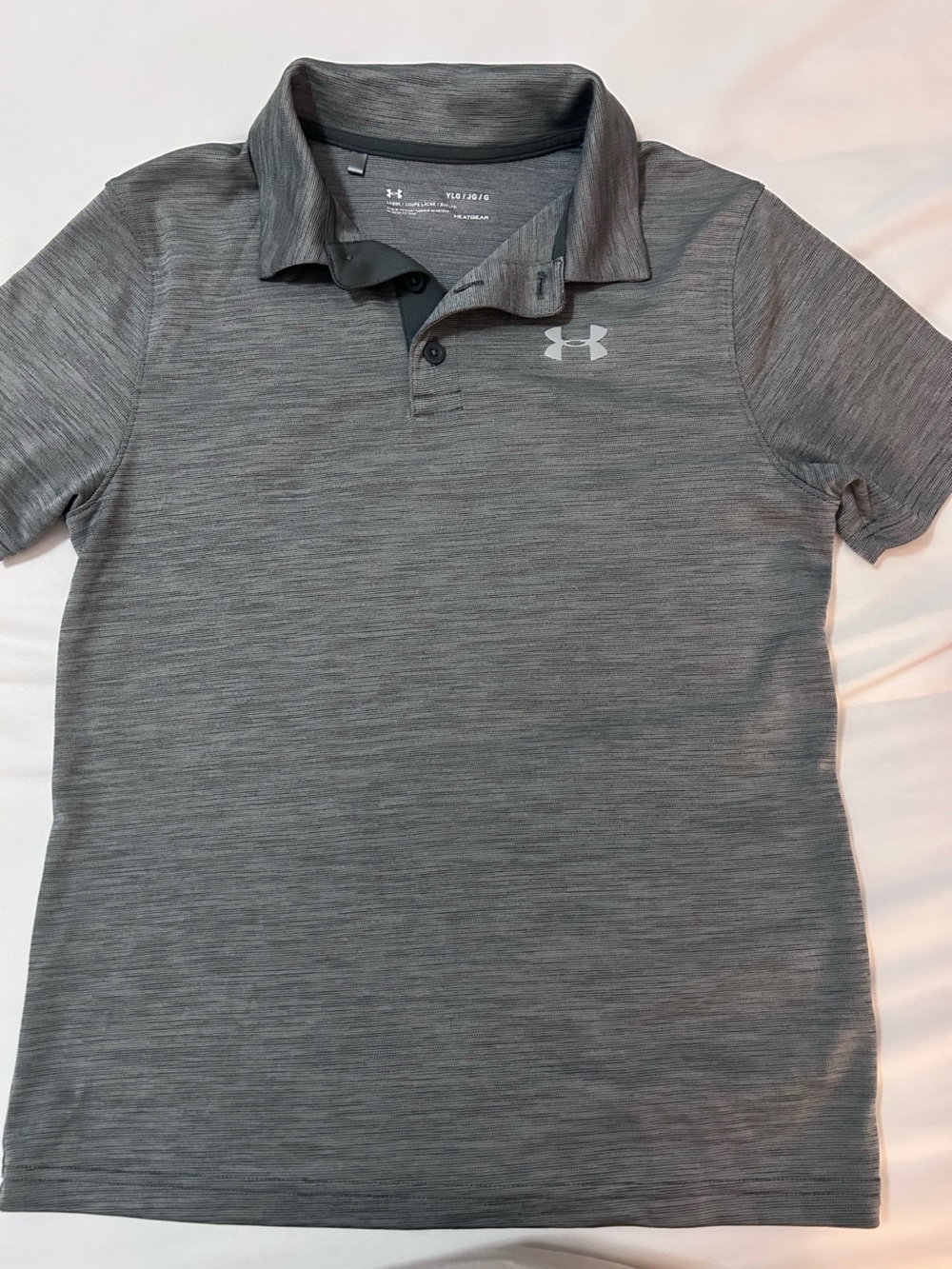 Under Armour Gray Heather Polo Shirt